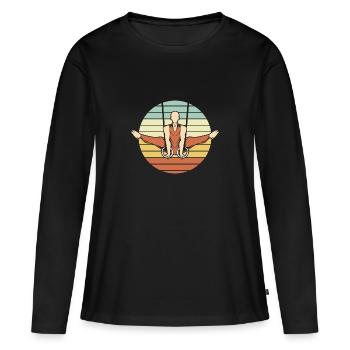 Gymnast - Women's Premium Organic Long Sleeve Shirt - black - Front - Julia (174cm)