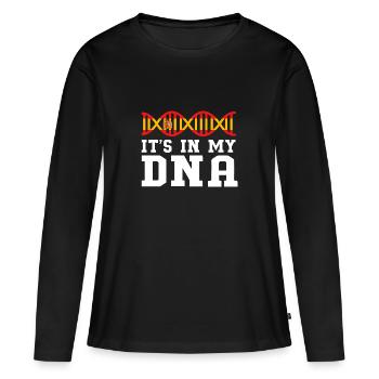 Spanisch - Frauen Premium Bio Langarmshirt - Schwarz - Vorne - Julia (174cm)