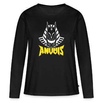 Égypte - T-shirt manches longues Premium bio Femme - noir - Devant - Julia (174cm)