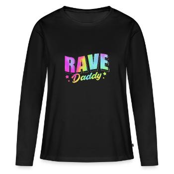 Rave Raver Musique techno Techno basse Table de mixage - T-shirt manches longues Premium bio Femme - noir - Devant - Julia (174cm)