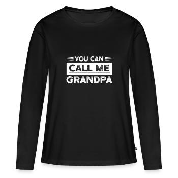 Großvater Großvater Großvater Geschenk - Frauen Premium Bio Langarmshirt - Schwarz - Vorne - Julia (174cm)