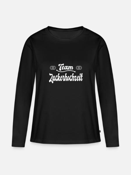6. Hochzeitstag Ehe 6 Jahre Ehe Geschenk - Frauen Premium Bio Langarmshirt - Schwarz