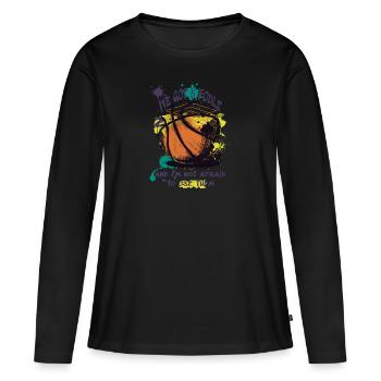 Basketball Gift Idea I've Got 5 Fouls - Women's Premium Organic Long Sleeve Shirt - black - Front - Julia (174cm)