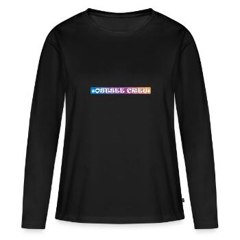 Équipage de la mer Baltique - T-shirt manches longues Premium bio Femme - noir - Devant - Julia (174cm)