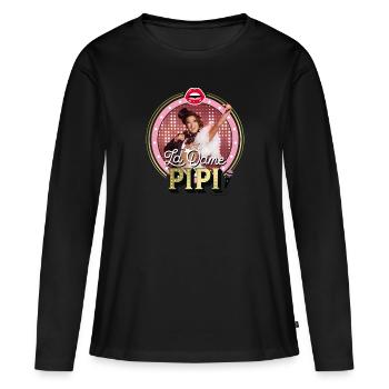 Emily In Paris La Dame Pipi Show Auftritt - Frauen Premium Bio Langarmshirt - Schwarz - Vorne - Julia (174cm)