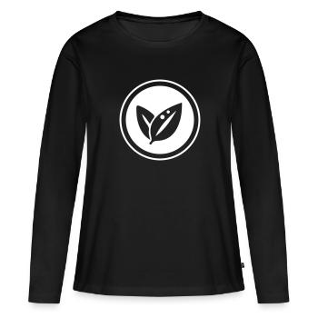 Leaf Ecology - Women's Premium Organic Long Sleeve Shirt - black - Front - Julia (174cm)