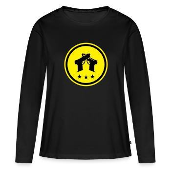 Pistol Symbol - Women's Premium Organic Long Sleeve Shirt - black - Front - Julia (174cm)