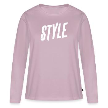 Style - Women's Premium Organic Long Sleeve Shirt - dusky pink - Front - Julia (174cm)
