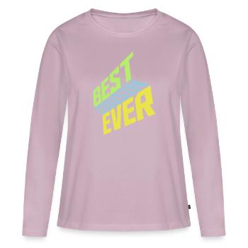 best cousin ever Zitat - Frauen Premium Bio Langarmshirt - Altrosa - Vorne - Julia (174cm)