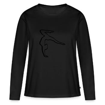 Gymnast, gymnast - Women's Premium Organic Long Sleeve Shirt - black - Front - Julia (174cm)