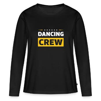 Dancing Crew - Frauen Premium Bio Langarmshirt - Schwarz - Vorne - Julia (174cm)
