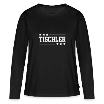 Tischler Beruf - Frauen Premium Bio Langarmshirt - Schwarz - Vorne - Julia (174cm)