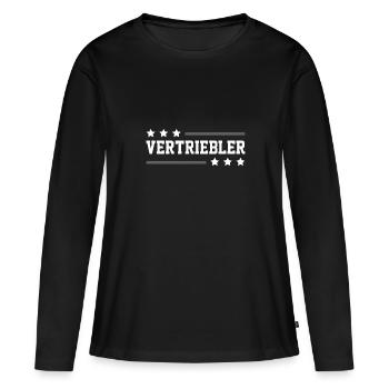 Vertriebler Beruf - Frauen Premium Bio Langarmshirt - Schwarz - Vorne - Julia (174cm)