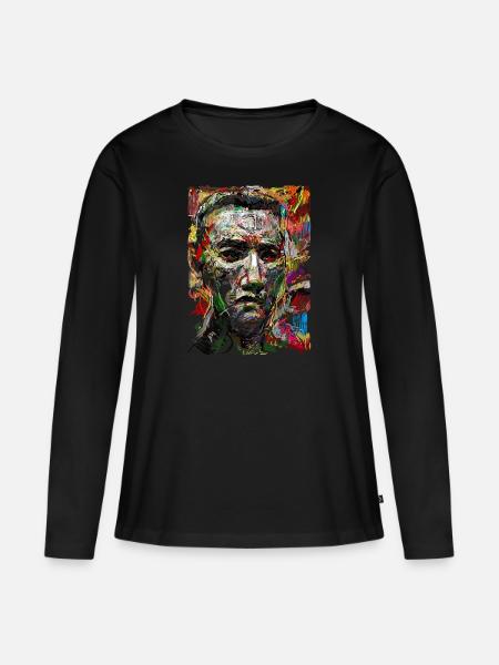 Der Boxer - Frauen Premium Bio Langarmshirt - Schwarz