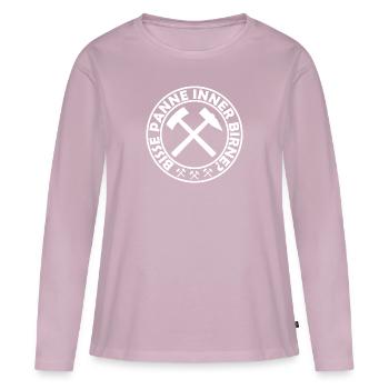 Bisse Panne Inner Birne? Schlägel Und Eisen - Frauen Premium Bio Langarmshirt - Altrosa - Vorne - Julia (174cm)