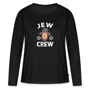 Jew Jewish Israelite Culture Israel Jewish Roots - Frauen Premium Bio Langarmshirt - Schwarz - Vorne - Julia (174cm)