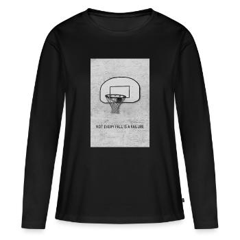 Not every fall is a failure - Women's Premium Organic Long Sleeve Shirt - black - Front - Julia (174cm)