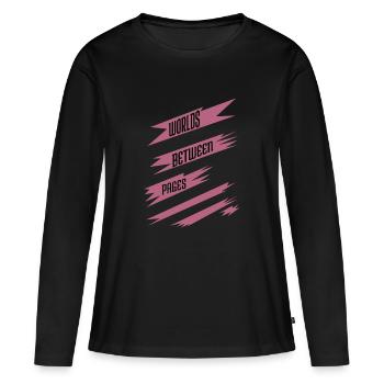 Évasion Storytelling Geek Joke Évasion virtuelle - T-shirt manches longues Premium bio Femme - noir - Devant - Julia (174cm)