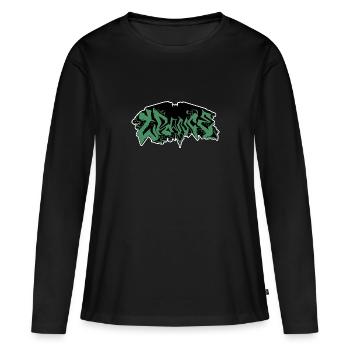 Trance - Graffiti - Women's Premium Organic Long Sleeve Shirt - black - Front - Julia (174cm)