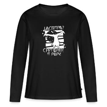 Cartwheeling Acrobat CArtwheel It Way Gymnastics - Women's Premium Organic Long Sleeve Shirt - black - Front - Julia (174cm)