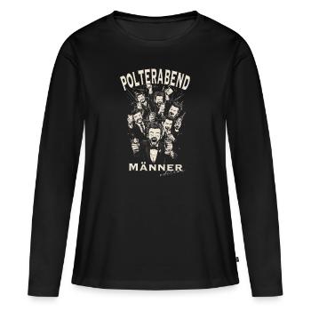 Polterabend junggesellenabschied männer edition - Frauen Premium Bio Langarmshirt - Schwarz - Vorne - Julia (174cm)
