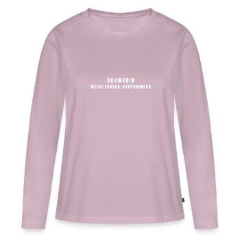 Schwerin, Mecklenburg-Western Pomerania - Women's Premium Organic Long Sleeve Shirt - dusky pink - Front - Julia (174cm)