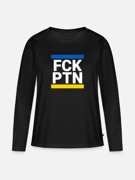 FCK PTN B / Y - Frauen Premium Bio Langarmshirt - Schwarz