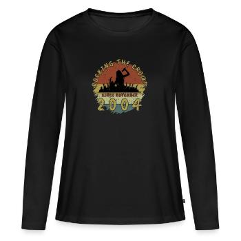 20th Birthday Rocking the crowd SNG 11/2004 - Women's Premium Organic Long Sleeve Shirt - black - Front - Julia (174cm)