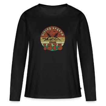 50th Birthday Living Legend since VIN 03/1975 - Women's Premium Organic Long Sleeve Shirt - black - Front - Julia (174cm)