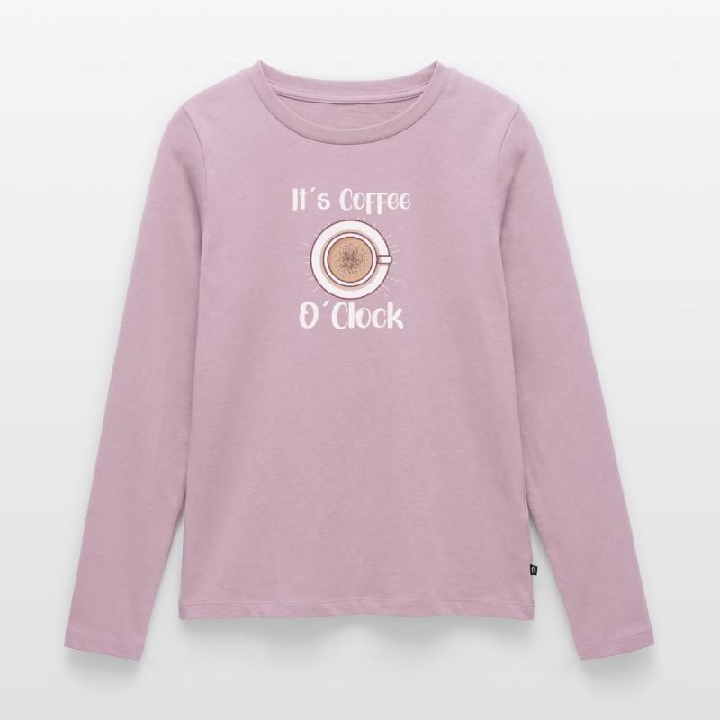 Coffee Lover Caffeine Molecule Java Latte Espresso Frauen Premium Bio Langarmshirt