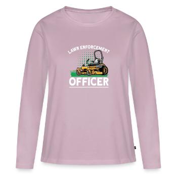 Garden Plants Gardener Lawn Mowing Leaf Blowers - Women's Premium Organic Long Sleeve Shirt - dusky pink - Front - Julia (174cm)