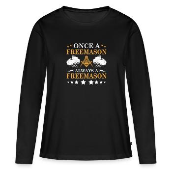 Conspiracy theories Conspiracy theorists - Women's Premium Organic Long Sleeve Shirt - black - Front - Julia (174cm)