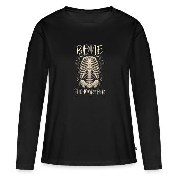 RAD TECH TECHNOLOGIE DE RADIOLOGIE TECHNOLOGIE RADIOLOGIE TECHNOLOGIE RADIOLOGIE - T-shirt manches longues Premium bio Femme - noir - Devant - Julia (174cm)