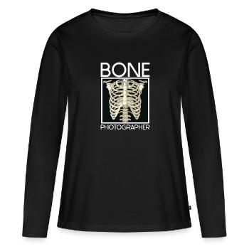 RAD TECH TECHNOLOGIE DE RADIOLOGIE TECHNOLOGIE RADIOLOGIE TECHNOLOGIE RADIOLOGIE - T-shirt manches longues Premium bio Femme - noir - Devant - Julia (174cm)