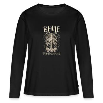 RAD TECH TECHNOLOGIE DE RADIOLOGIE TECHNOLOGIE RADIOLOGIE TECHNOLOGIE RADIOLOGIE - T-shirt manches longues Premium bio Femme - noir - Devant - Julia (174cm)