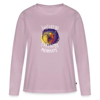 Monkfish Deep Sea Creature Abyssal Horror Bio - Women's Premium Organic Long Sleeve Shirt - dusky pink - Front - Julia (174cm)