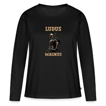 Jules César Histoire romaine Empire romain - T-shirt manches longues Premium bio Femme - noir - Devant - Julia (174cm)