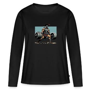 Jules César Histoire romaine Empire romain - T-shirt manches longues Premium bio Femme - noir - Devant - Julia (174cm)