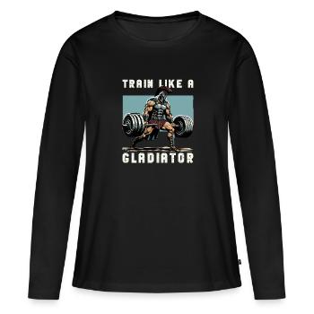 Jules César Histoire romaine Empire romain - T-shirt manches longues Premium bio Femme - noir - Devant - Julia (174cm)