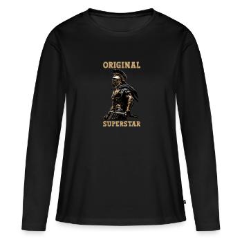 Jules César Histoire romaine Empire romain - T-shirt manches longues Premium bio Femme - noir - Devant - Julia (174cm)