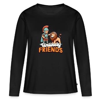 Jules César Histoire romaine Empire romain - T-shirt manches longues Premium bio Femme - noir - Devant - Julia (174cm)