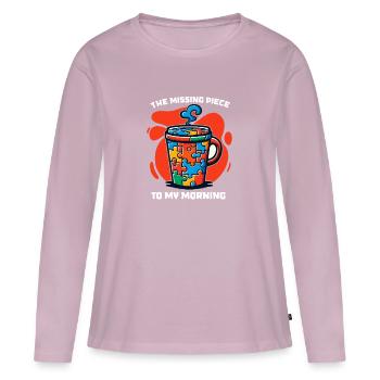 Puzzle Lover Jigzaw Puzzle Board Game Puzzler - Women's Premium Organic Long Sleeve Shirt - dusky pink - Front - Julia (174cm)