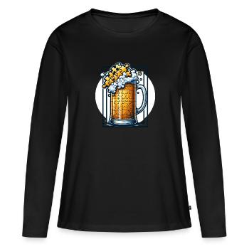 Puzzle Lover Jigzaw Puzzle Board Game Puzzler - Women's Premium Organic Long Sleeve Shirt - black - Front - Julia (174cm)