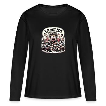 Broadway Musical Musical Theater Singer - Women's Premium Organic Long Sleeve Shirt - black - Front - Julia (174cm)