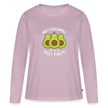 Polyamoröse Gemeinschaft Polyamorous Parenting - Frauen Premium Bio Langarmshirt - Altrosa - Vorne - Julia (174cm)