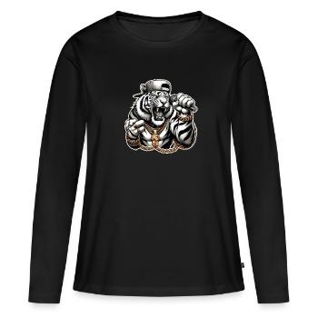 Rap Battles Freestyle Rap Competition Battle Rap - Frauen Premium Bio Langarmshirt - Schwarz - Vorne - Julia (174cm)