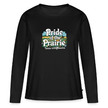 Texas Wildflowers Season Fields Flowers Texas - Women's Premium Organic Long Sleeve Shirt - black - Front - Julia (174cm)