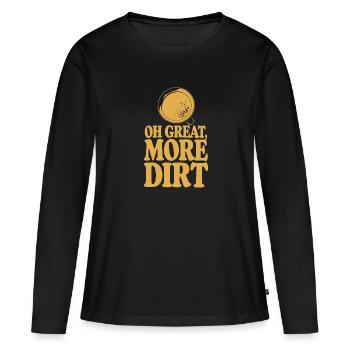 Ruée vers l’or Aventure Prospecteur d’or Chasse au trésor - T-shirt manches longues Premium bio Femme - noir - Devant - Julia (174cm)