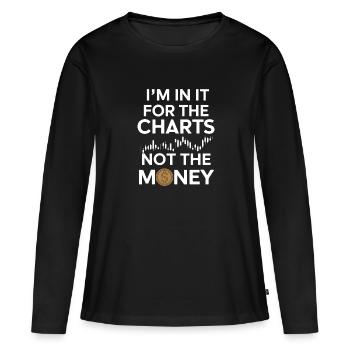 Maîtriser le marché boursier : les stratégies de day trading - T-shirt manches longues Premium bio Femme - noir - Devant - Julia (174cm)