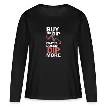 Maîtriser le marché boursier : les stratégies de day trading - T-shirt manches longues Premium bio Femme - noir - Devant - Julia (174cm)